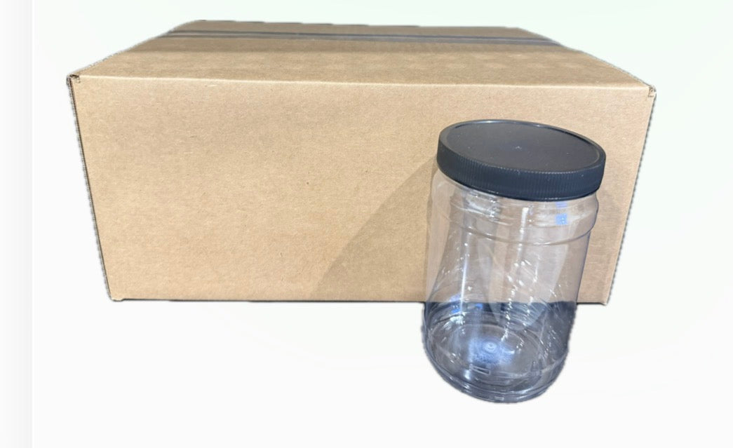 1 KG Plastic Jar & Lid