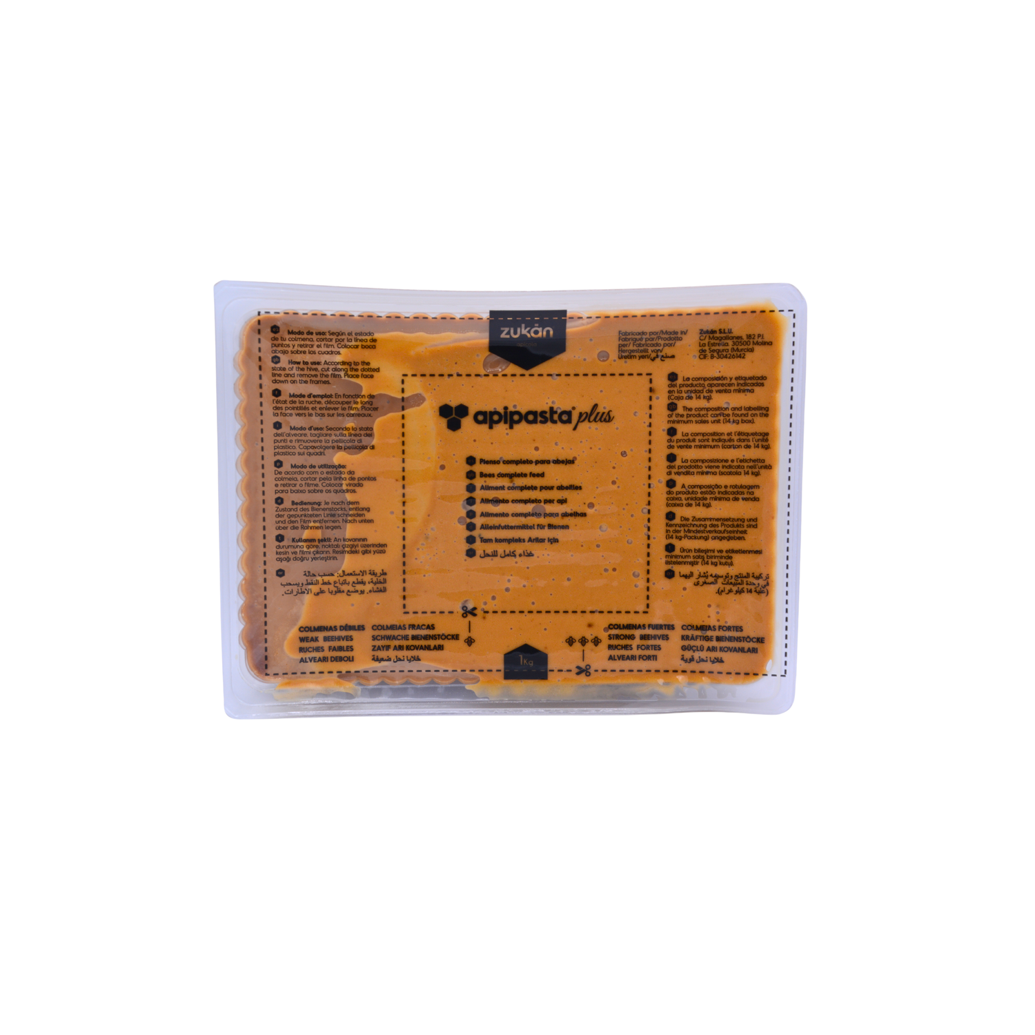 Zukin Apipasta Plus package on a white background