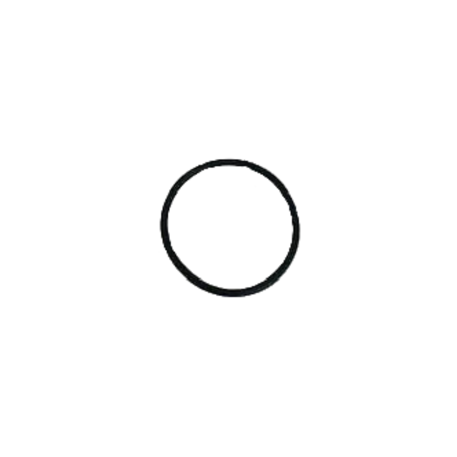 black rubber bands on white background