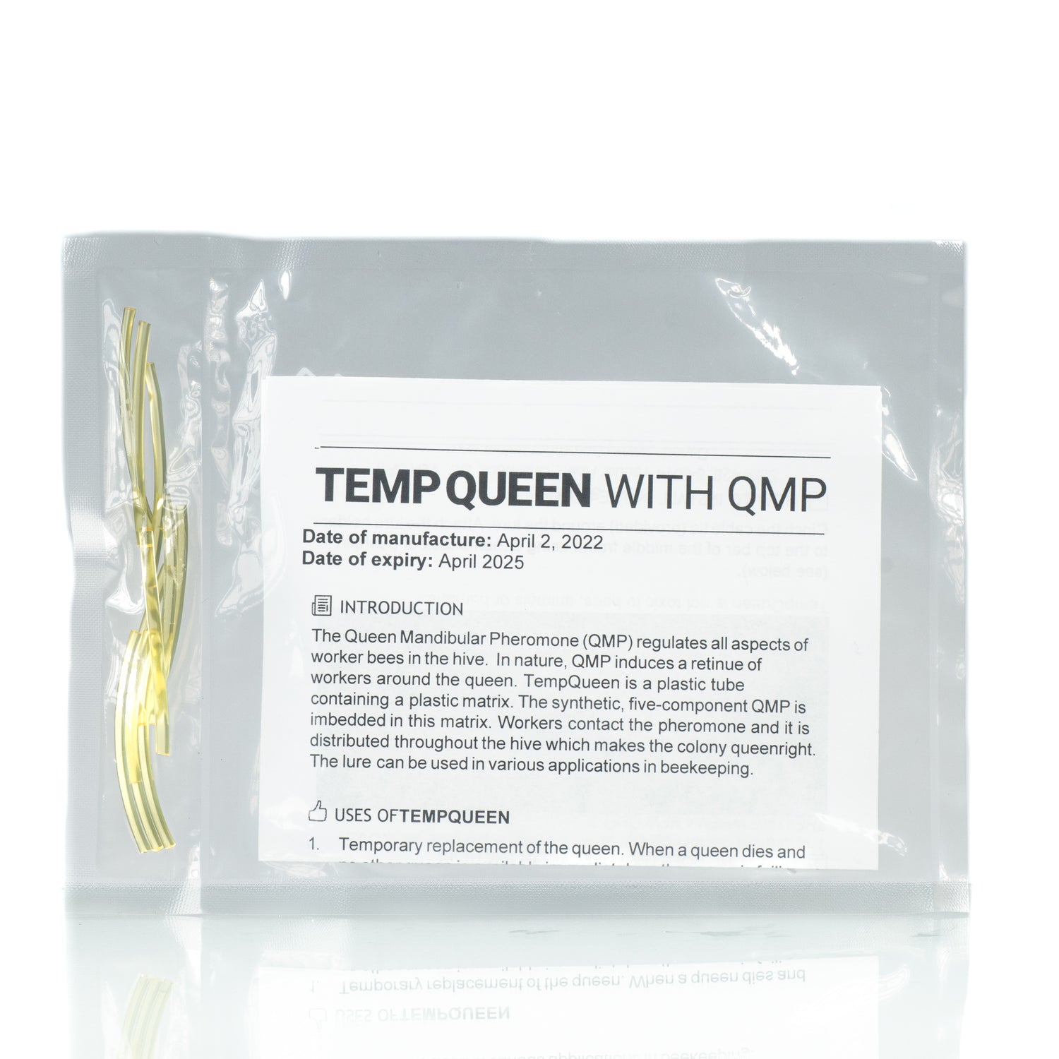 A package of 10 Temp Queen with QMP on a white background