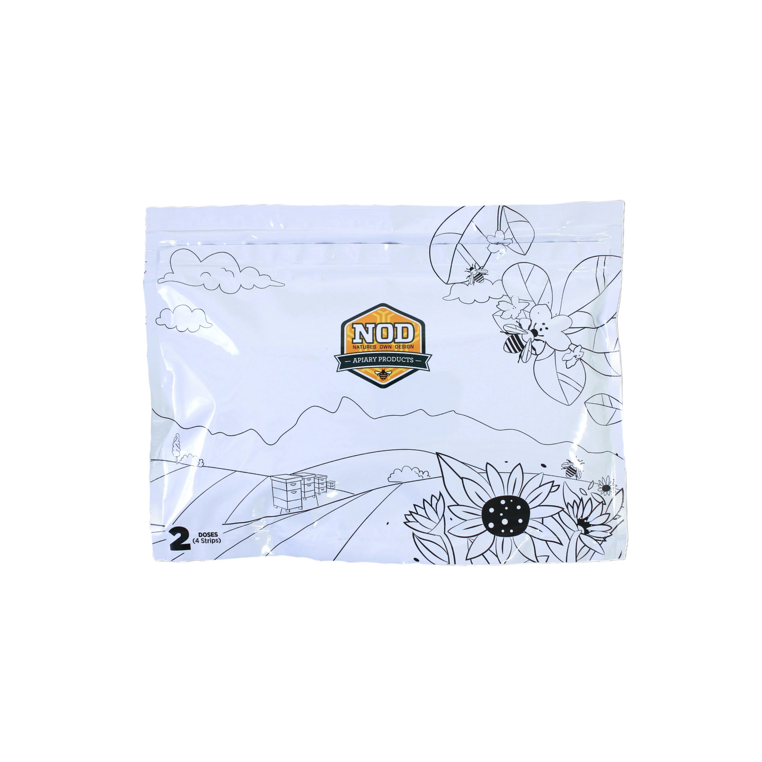 A 2-dose package of formic pro on a white background