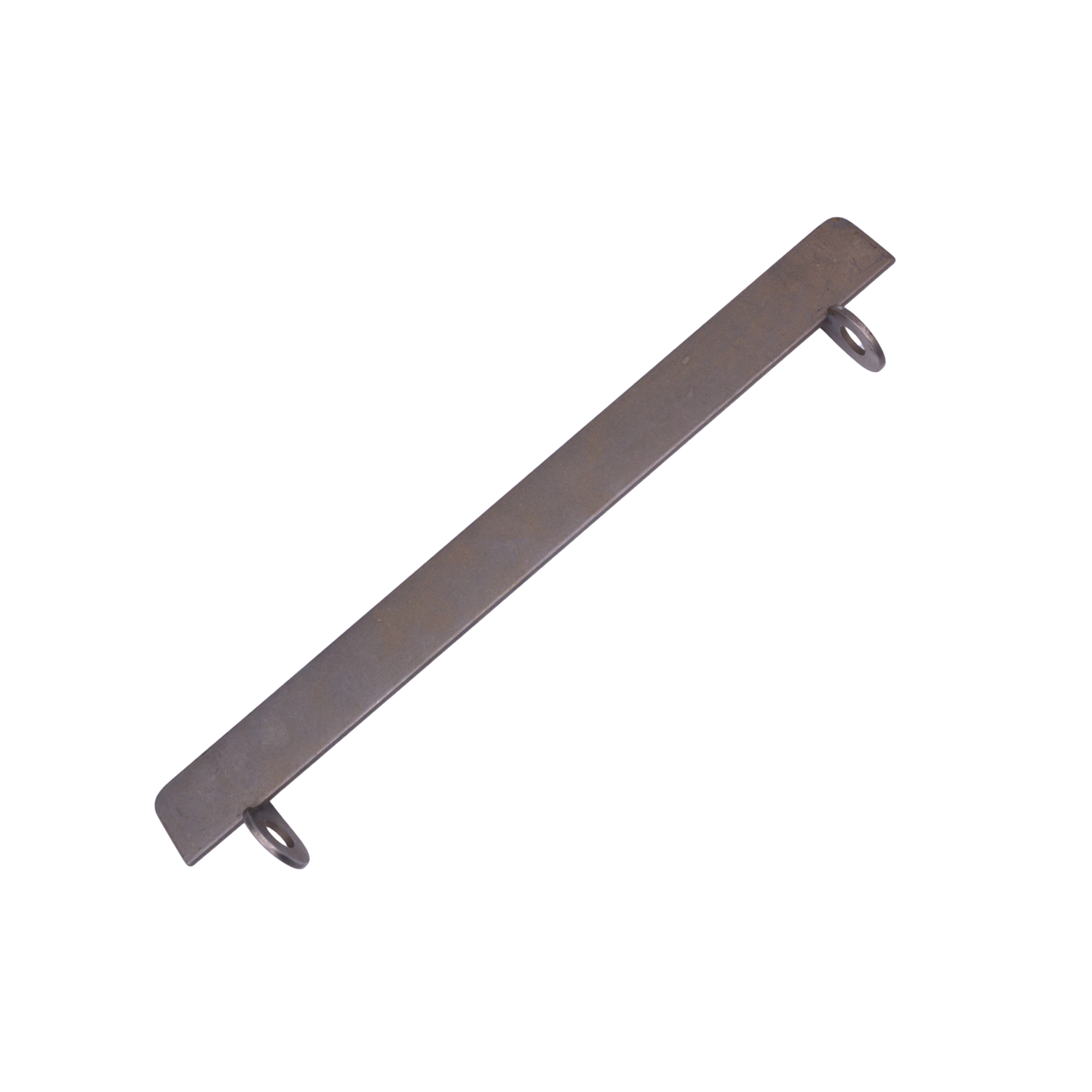 A metal combstopper on a white background