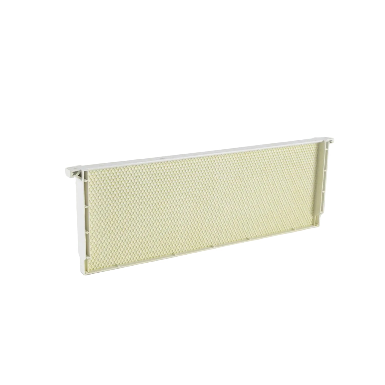 White plastic foundation on a white background