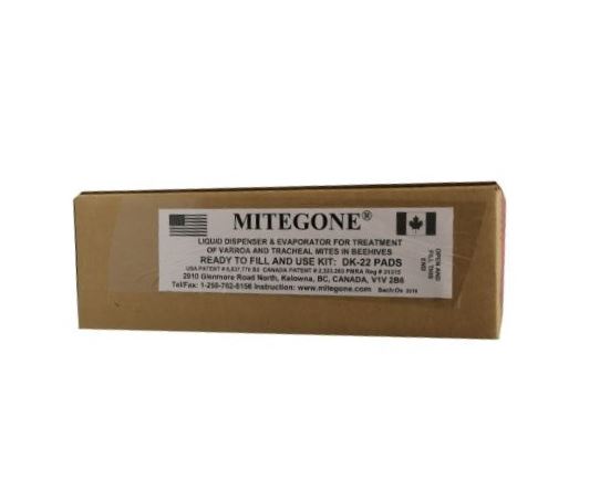 MiteGone packaging on a white background