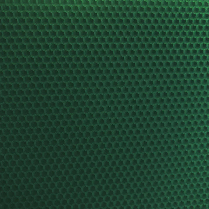 A close up of a north sea green beeswax craft sheet