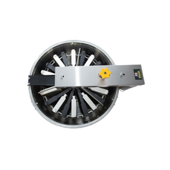 An above view of the frame extractor on a white background