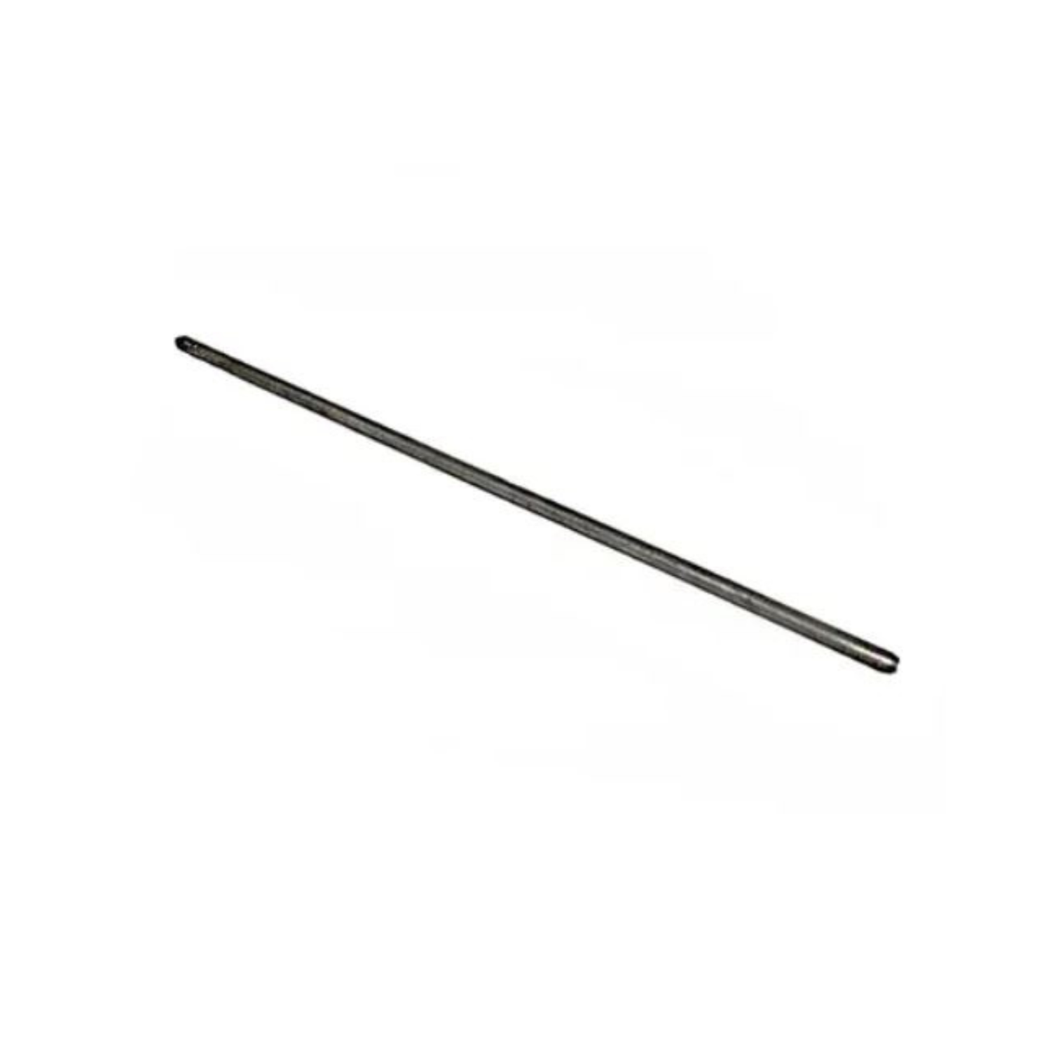 Long, straight metal rod shown on a white background, used as a hive tool or equipment component in beekeeping.