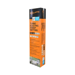 Gallagher Turbo Electric Sheep Netting packaging on a white background