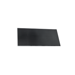 A black waxed and plastic foundation on a white background. 