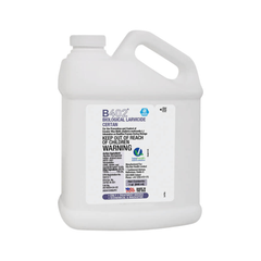 White container of B402 Biological Larvicide with label on a white background