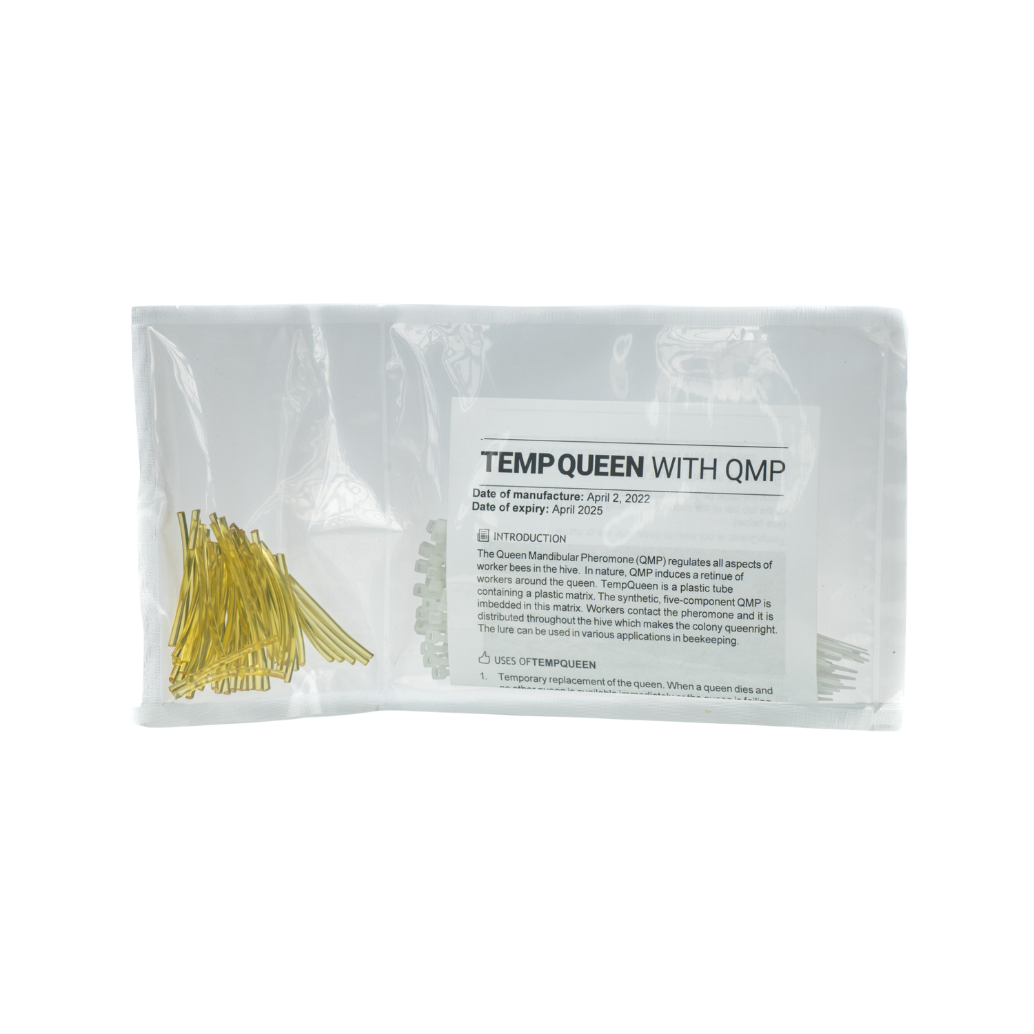 A package of 50 Temp Queen with QMP on a white background