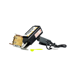 A side view of a ProVap 110 used for varroa mite control on a white background