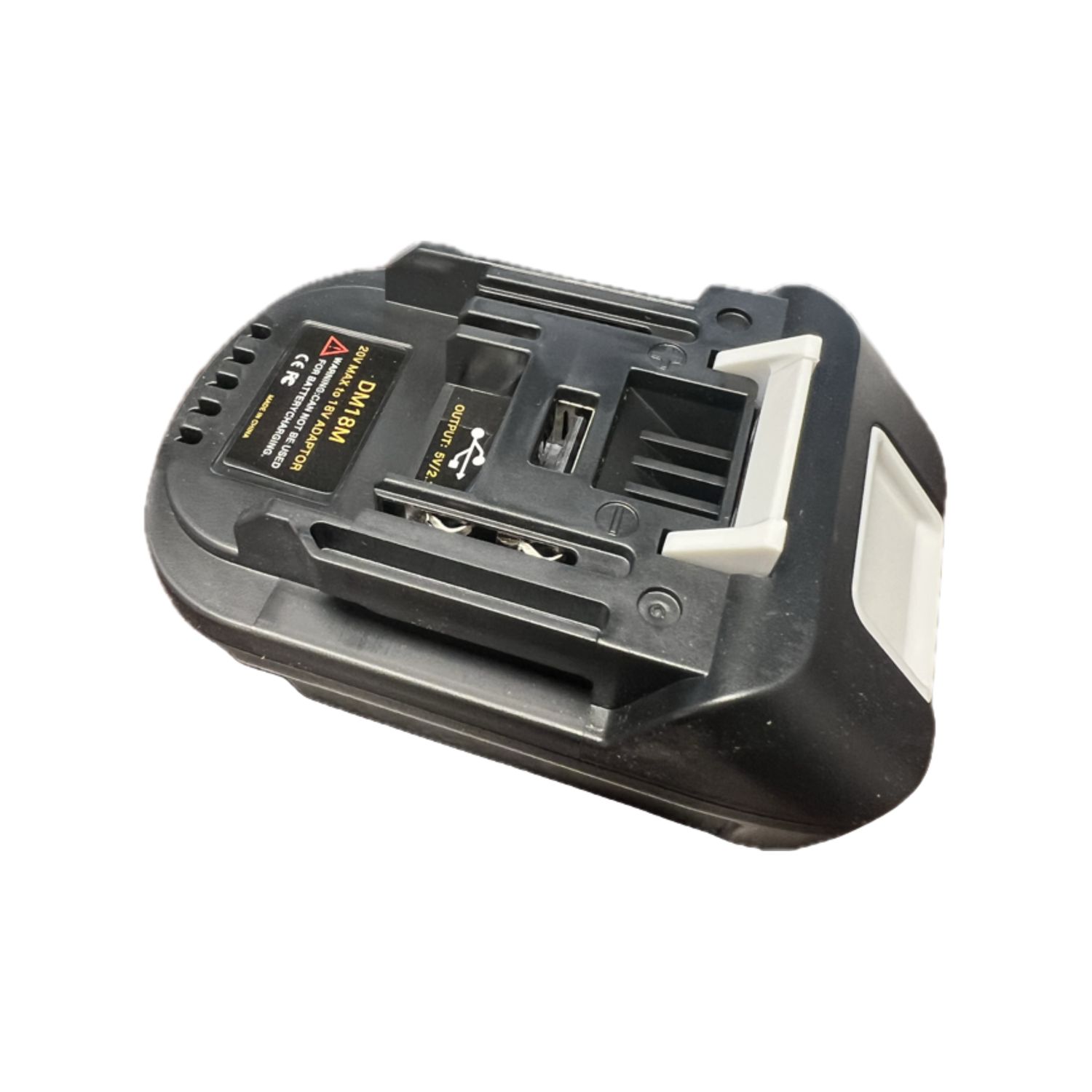 Black and Decker battery pack on a white background