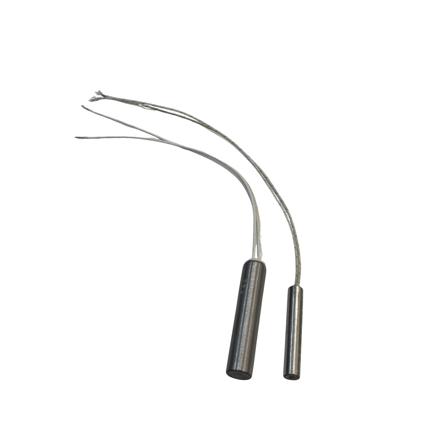 Two uncapping elements on a white background