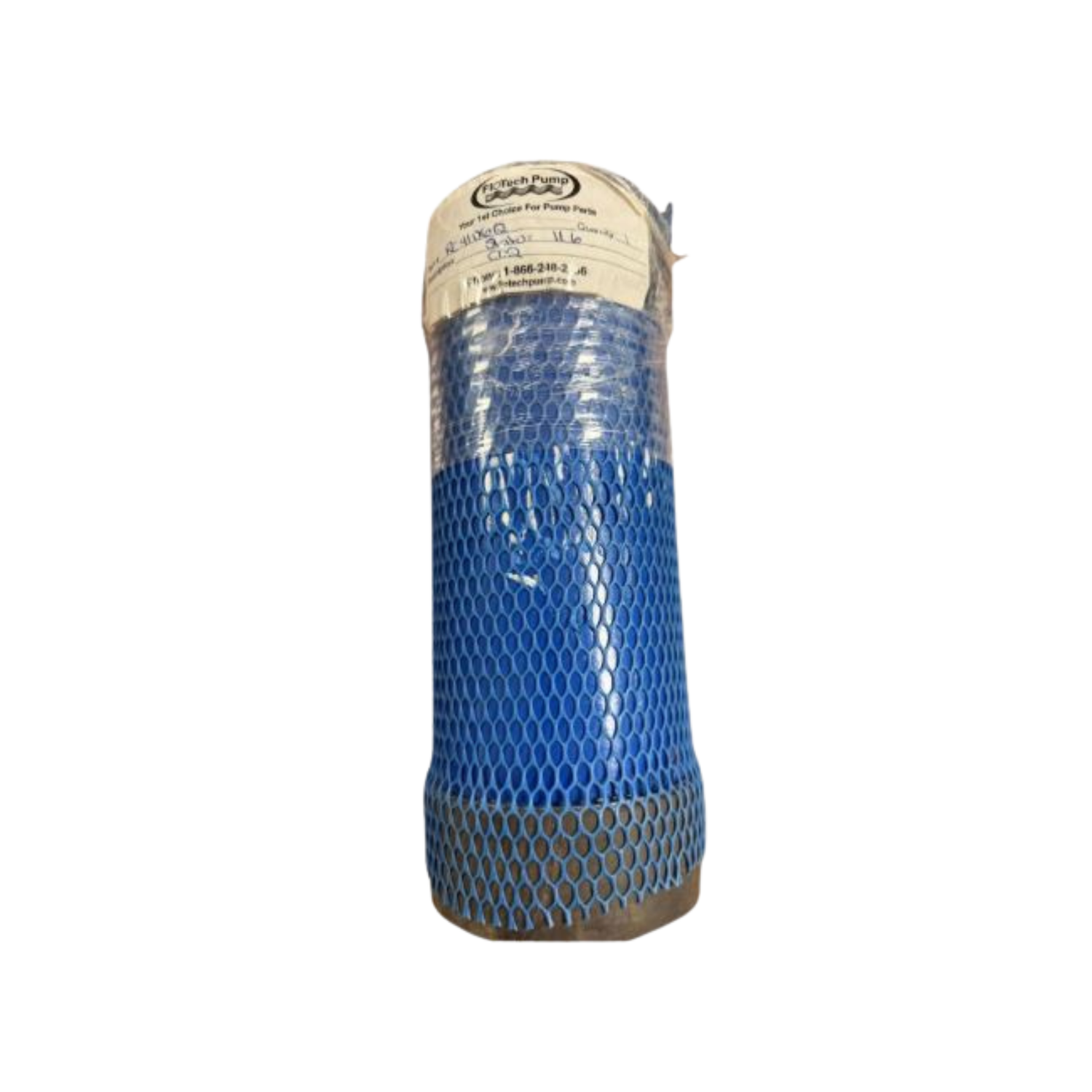 Blue stator on a white background