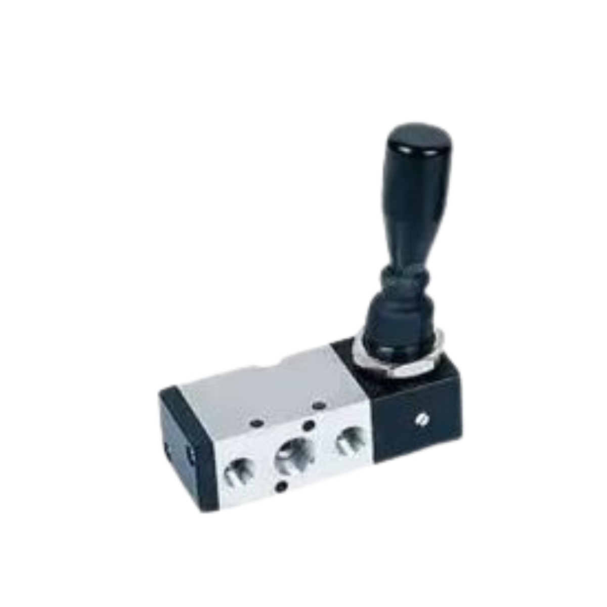 Joystick valve on a white background