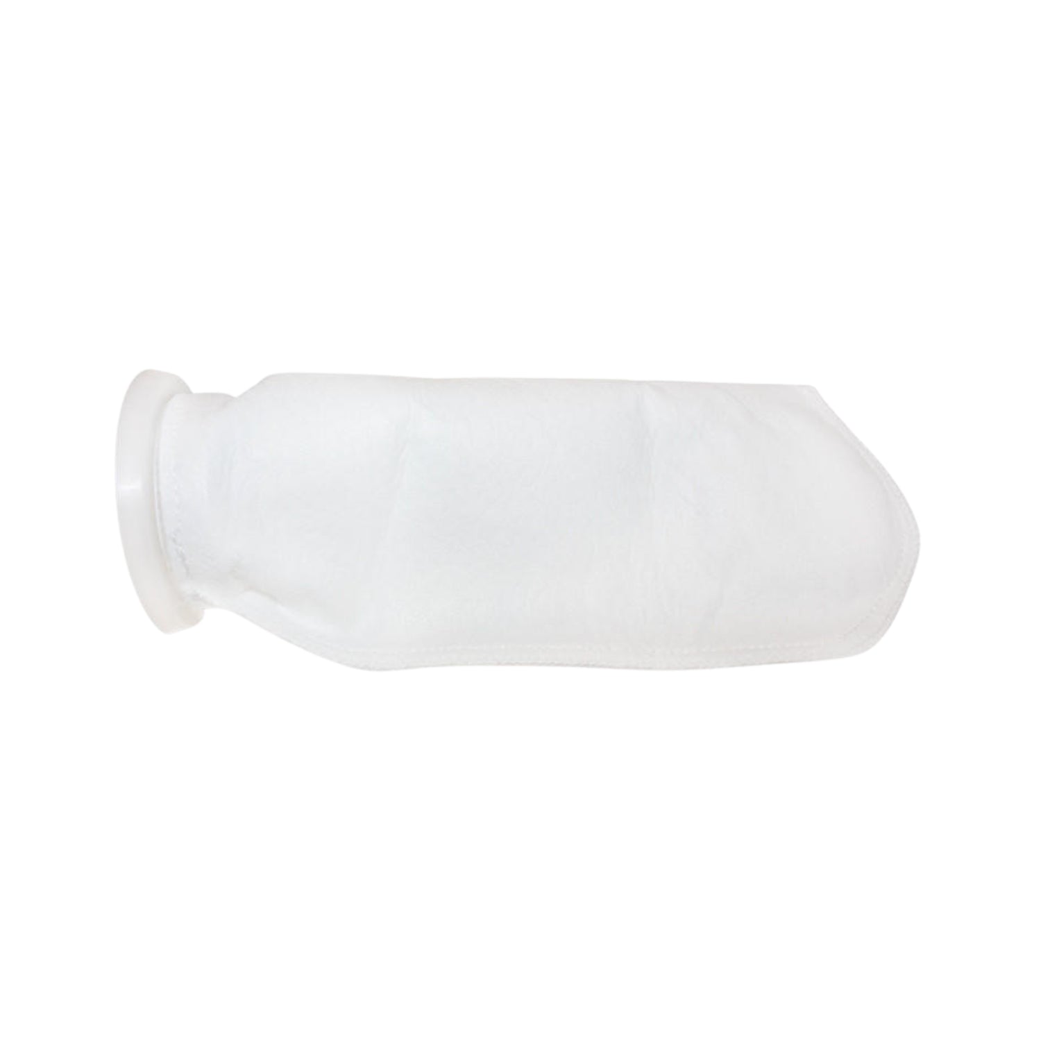 A white filter shown horizontally against a plain white background.