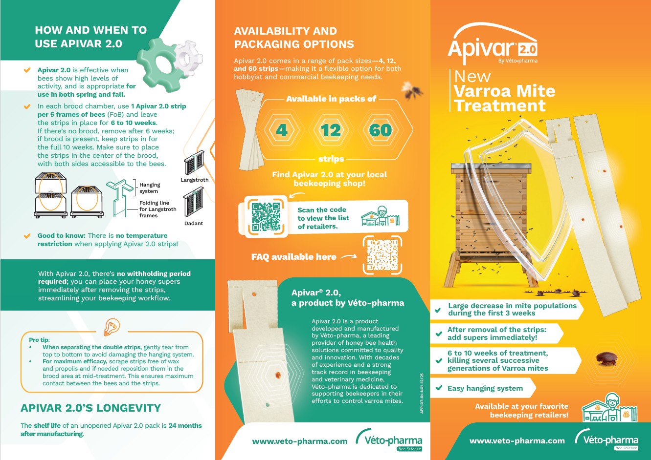Apivar 2.0 4-Pack