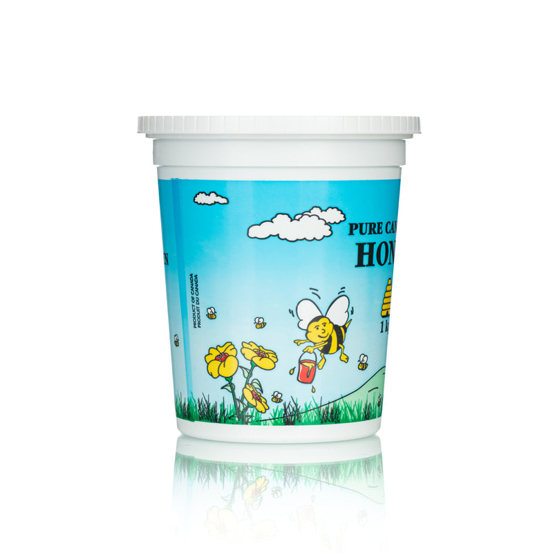 1 Kilogram Plastic Containers w/Lids