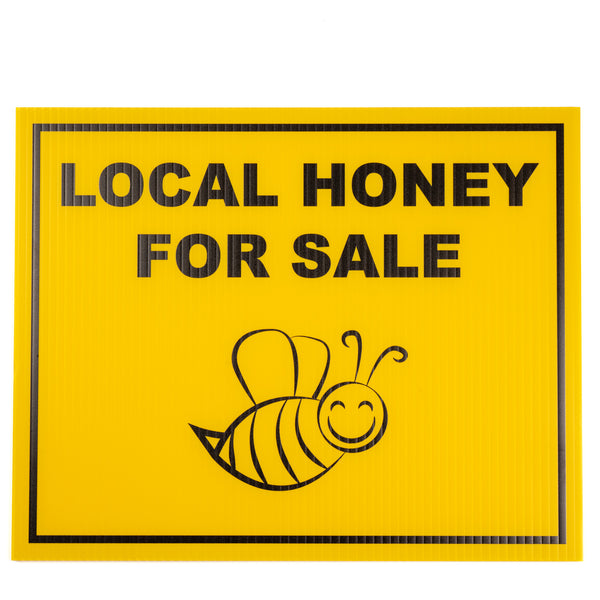 Local Honey For Sale Sign